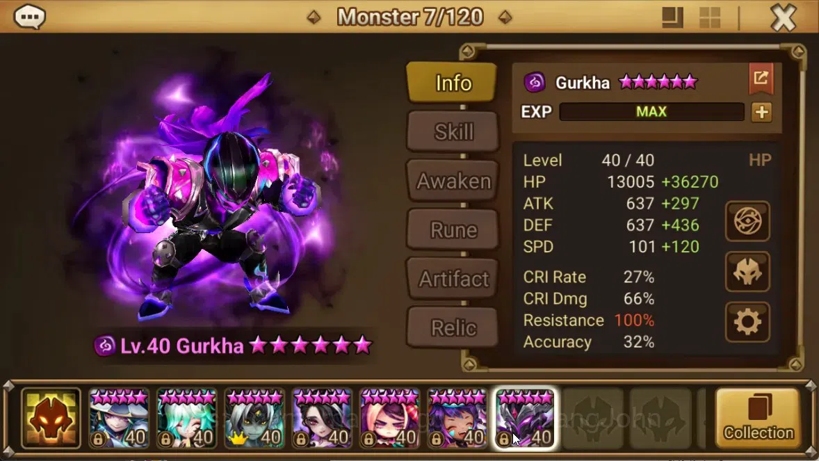 Summoners War: Sky Arena Accounts End-Game ASIA|Lv100 7LND(Lucifer,Kovarci,Shun,Hilda,Giselle,Maya,Gurkha) 137NB5 7
