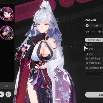 Neverness to Everness Accounts GLOBAL EU|HL 3|Prologue II|1 S-Class 1 Limit [Zankou+Skin]|2 Glider [Scarlet