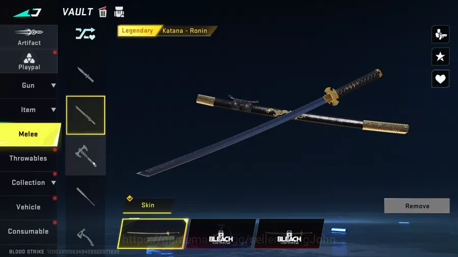 Blood Strike Accounts ETERNAL Zero | Ultra Ump | Legendary Katana | Lege image 8