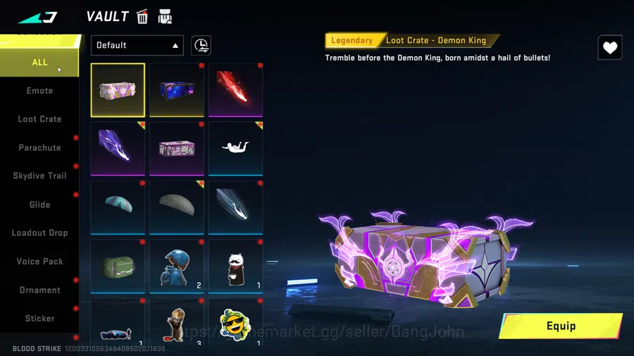 Blood Strike Accounts ETERNAL Zero | Ultra Ump | Legendary Katana | Lege image 9