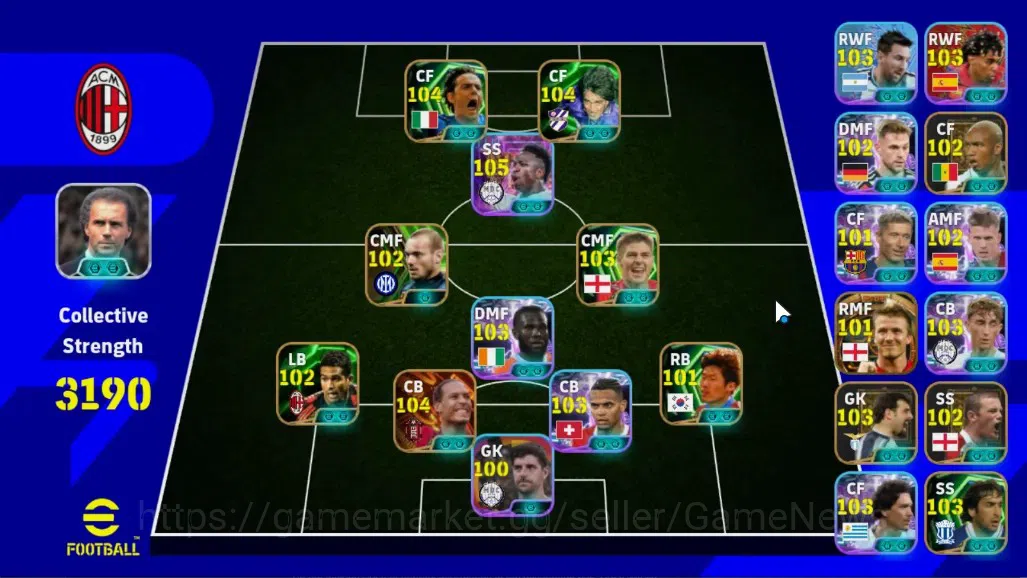 eFootball Accounts Android|Big Time(Virgil Van Dijk,David Beckham) Ep image 1