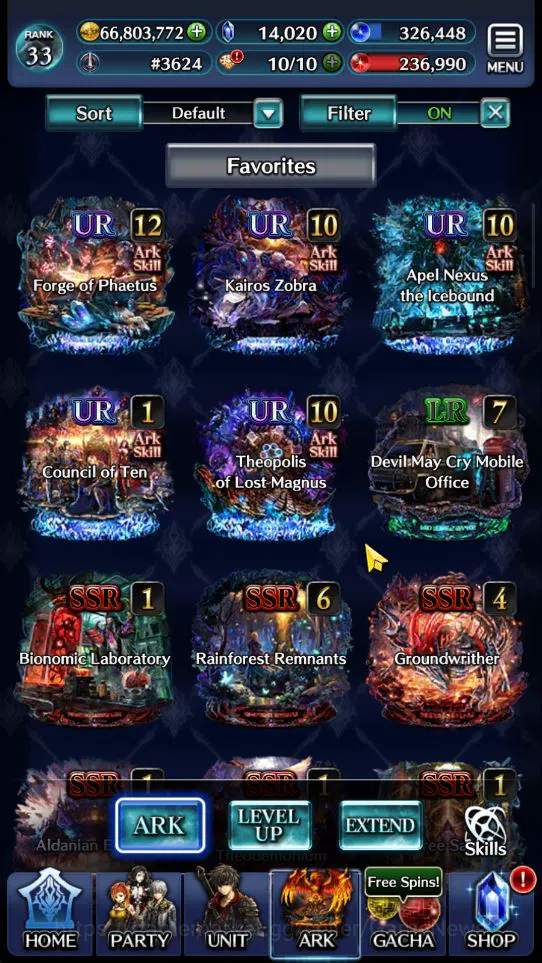 Last Cloudia Accounts GLOBAL Rank 33|Collab DMC(Vergil,V) & META Units(T image 3