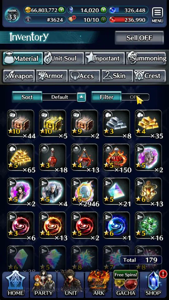 Last Cloudia Accounts GLOBAL Rank 33|Collab DMC(Vergil,V) & META Units(T image 4