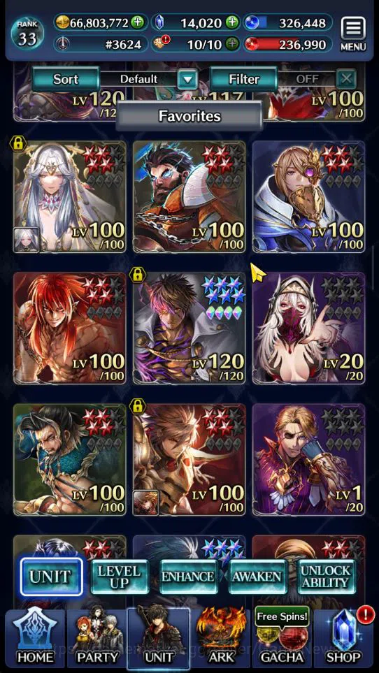 Last Cloudia Accounts GLOBAL Rank 33|Collab DMC(Vergil,V) & META Units(T image 7