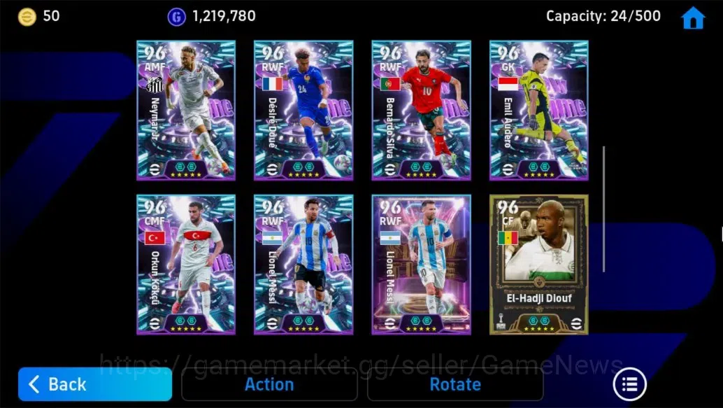 eFootball Accounts Android||Dean Huijsen,Frank Rijkaard,Kylian Mbappe image 12