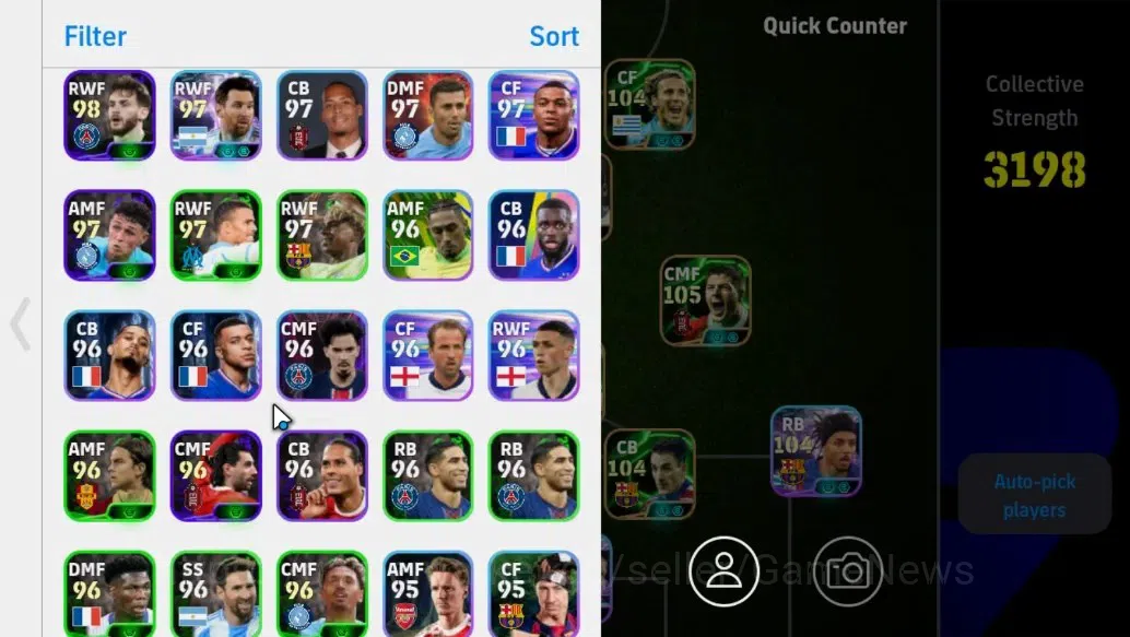 eFootball Accounts Android||Dean Huijsen,Frank Rijkaard,Kylian Mbappe image 2