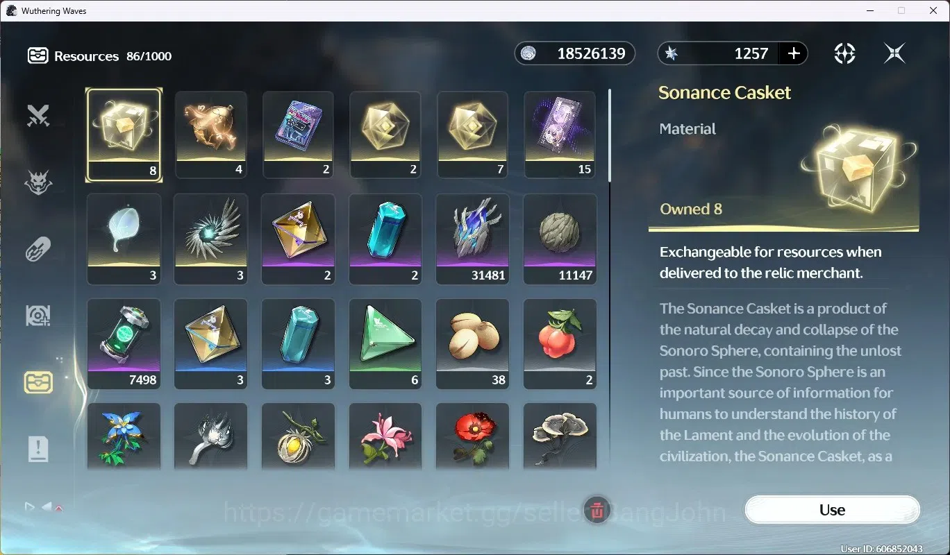 Wuthering Waves Accounts EU|UL 49|Rank5|1 Char Limited [Lucy RC6 + Sign] &  image 13
