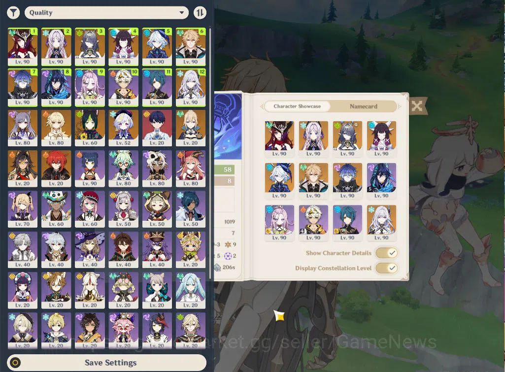 Genshin Impact Accounts ASIA|AR58|Varka PreamTeam|8Limit+5(*5WEP)|Furina,C image 2