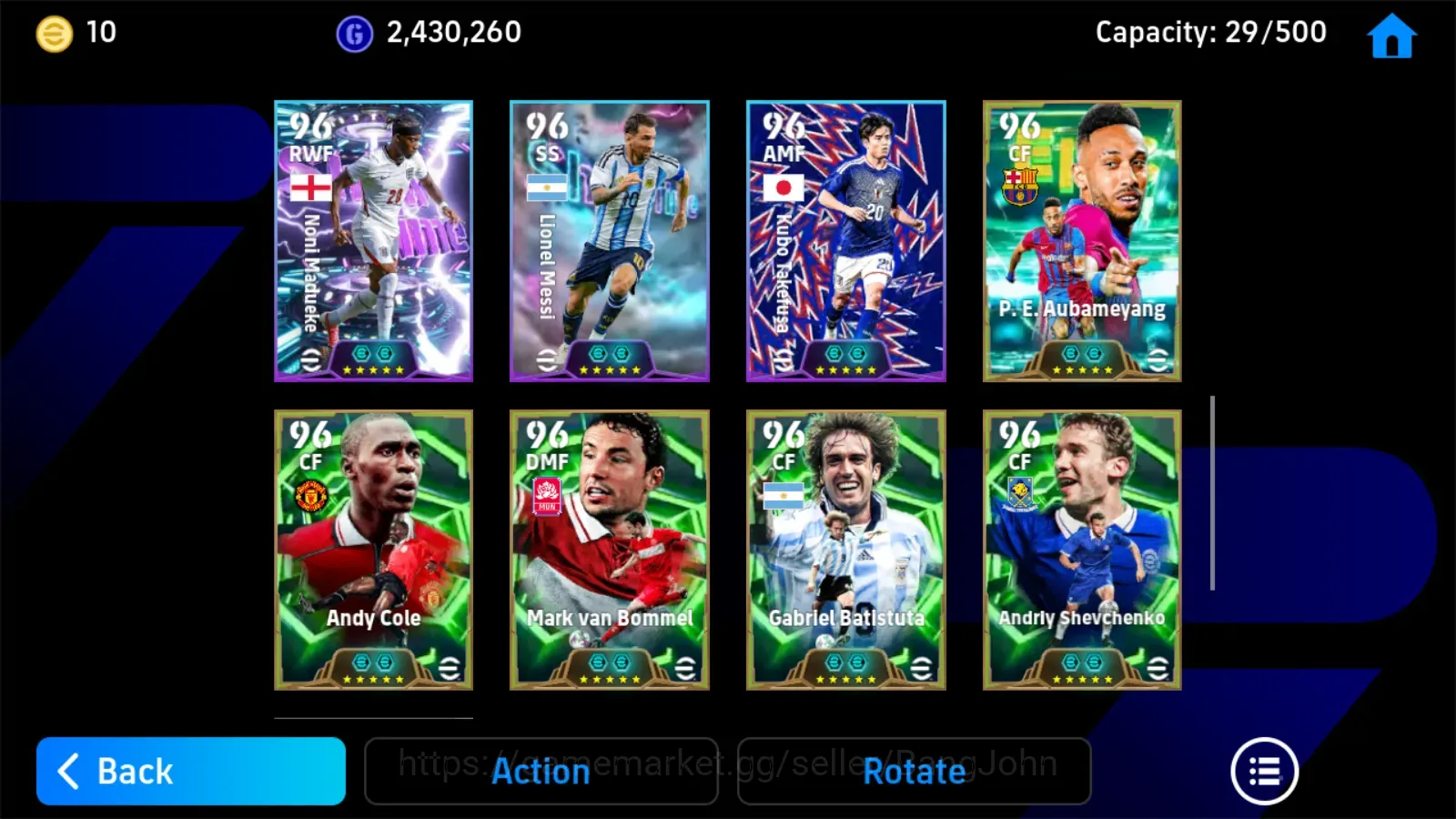 Buy eFootball Accounts - Android | PW 3209 | BIGT
