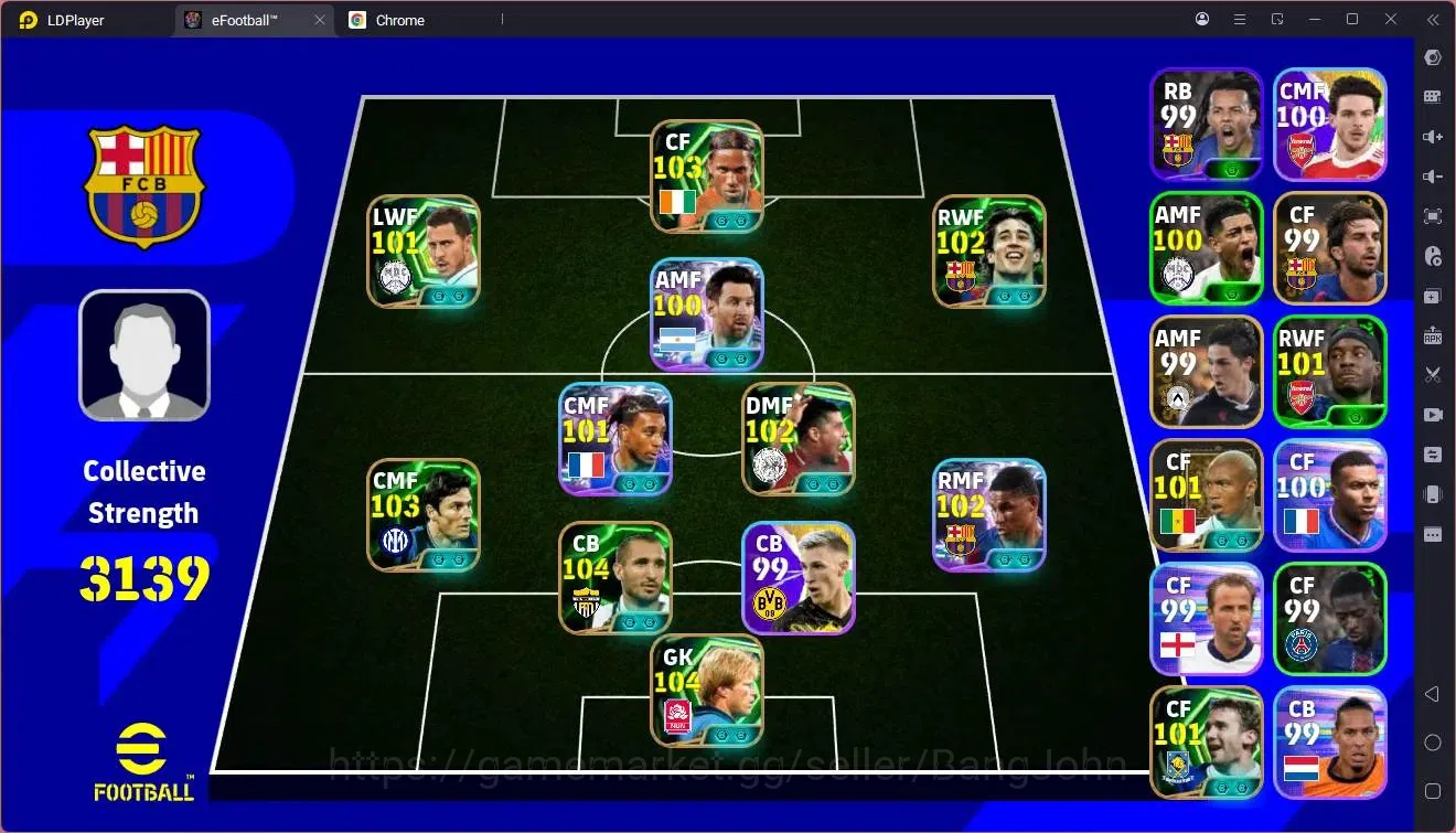 eFootball Accounts Android|PW 3139|Epic Chiellini,Kahn,Drogba, Rijkaa image 2