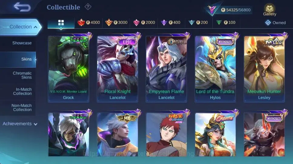 Mobile Legends: Bang Bang Accounts Global|Skin 260|Renowned|KOF Karina,P.A.C.E Fanny, image 8