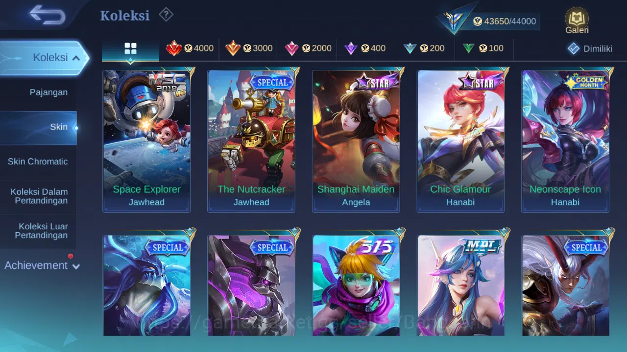 Mobile Legends: Bang Bang Accounts Hero 102 Skin 181 | Kungfupanda Akai | Sanrio Flor image 10