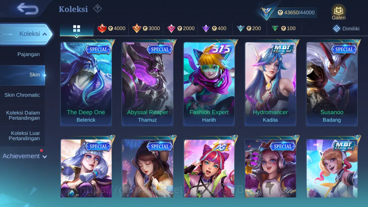 Mobile Legends: Bang Bang Accounts Hero 102 Skin 181 | Kungfupanda Akai | Sanrio Flor image 11