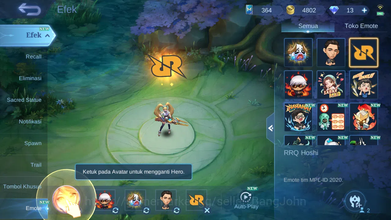 Mobile Legends: Bang Bang Accounts Hero 102 Skin 181 | Kungfupanda Akai | Sanrio Flor image 15