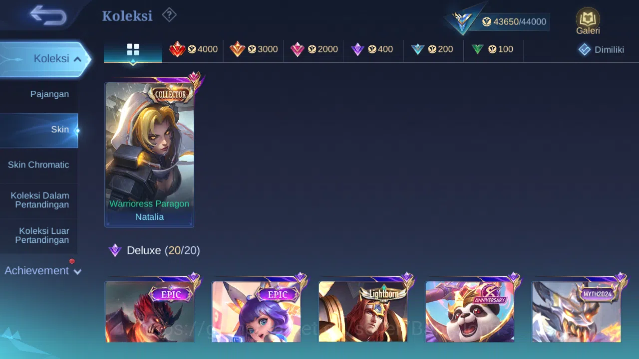 Mobile Legends: Bang Bang Accounts Hero 102 Skin 181 | Kungfupanda Akai | Sanrio Flor image 3