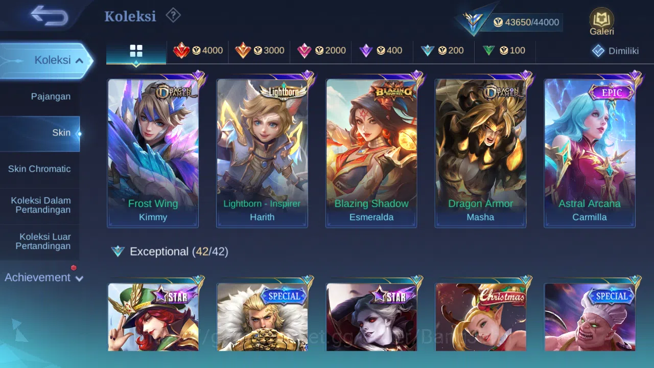 Mobile Legends: Bang Bang Accounts Hero 102 Skin 181 | Kungfupanda Akai | Sanrio Flor image 7
