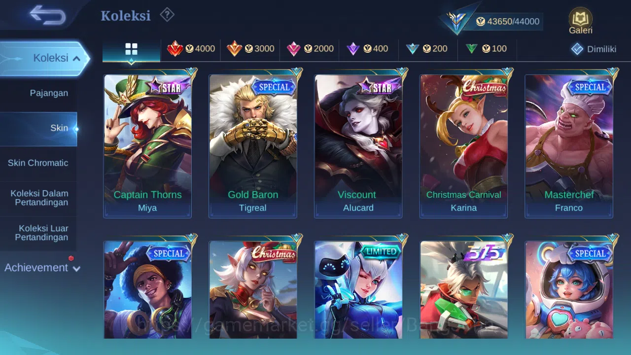 Mobile Legends: Bang Bang Accounts Hero 102 Skin 181 | Kungfupanda Akai | Sanrio Flor image 8