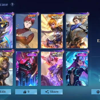 Mobile Legends: Bang Bang Accounts Collector Hero 121|Skins 203|Ex Immo 127|Emblem MAX|Zodiac Helcurt,LunarF