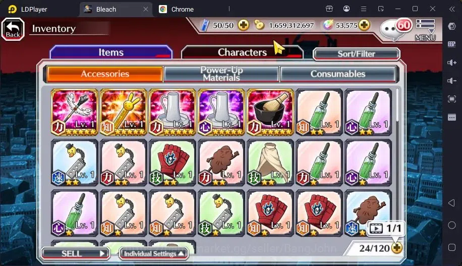 Bleach: Brave Souls Accounts Mid-Tier GLOBAL | 50K ORB+MidGame | Yukio TYBW26,Gremmy9TH,Rangiku Swimsuit,Ichigo7TH,Ulquiora 10