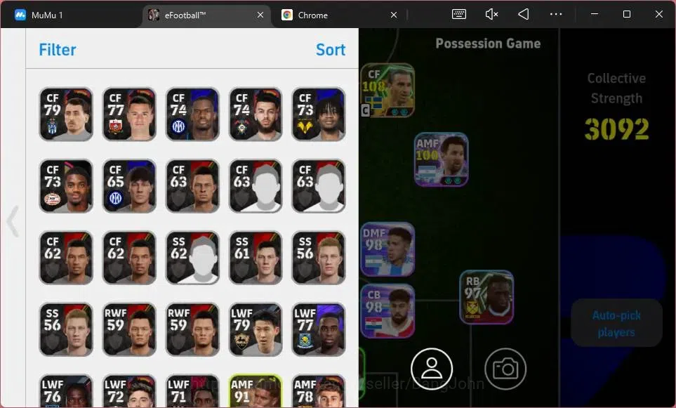eFootball Accounts ANDROID|PW 3092|Epc Zlatan Ibrahimovic|Epc Ronaldi image 3