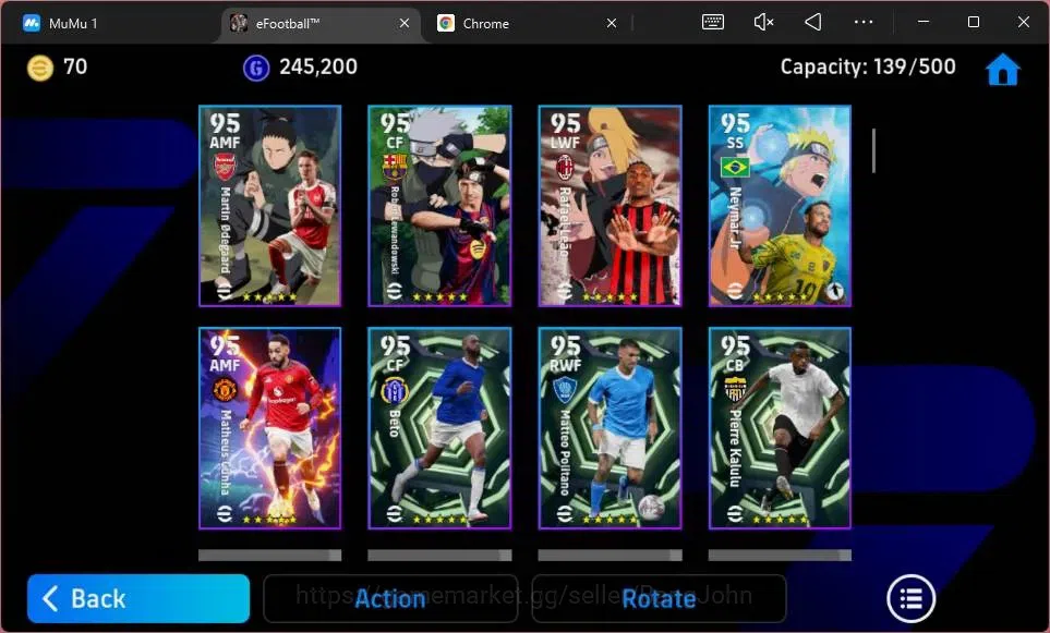 eFootball Accounts ANDROID|PW 3092|Epc Zlatan Ibrahimovic|Epc Ronaldi image 6