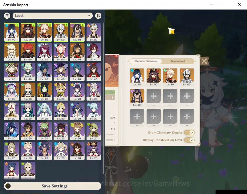 Genshin Impact Accounts ASIA |AR 55|6 Limited 3+(5*Weapon)|(Hua Tao +Sign) image 2
