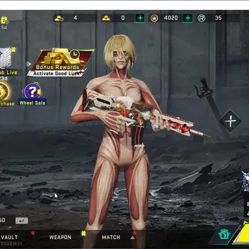 Blood Strike Accounts Collab Skin ASIA|Collab AOT Katya Female Titan,M4A1 Battle of Faith|Ultra (Melee Iron