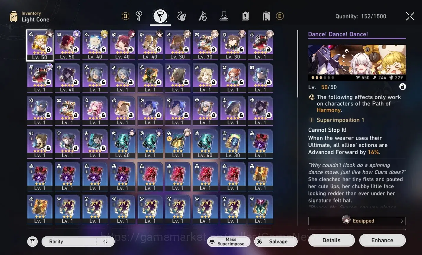 Honkai Star Rail Accounts Asia | TL 40 | 5 Limited | SW 999, Kafka, Black Sw image 4