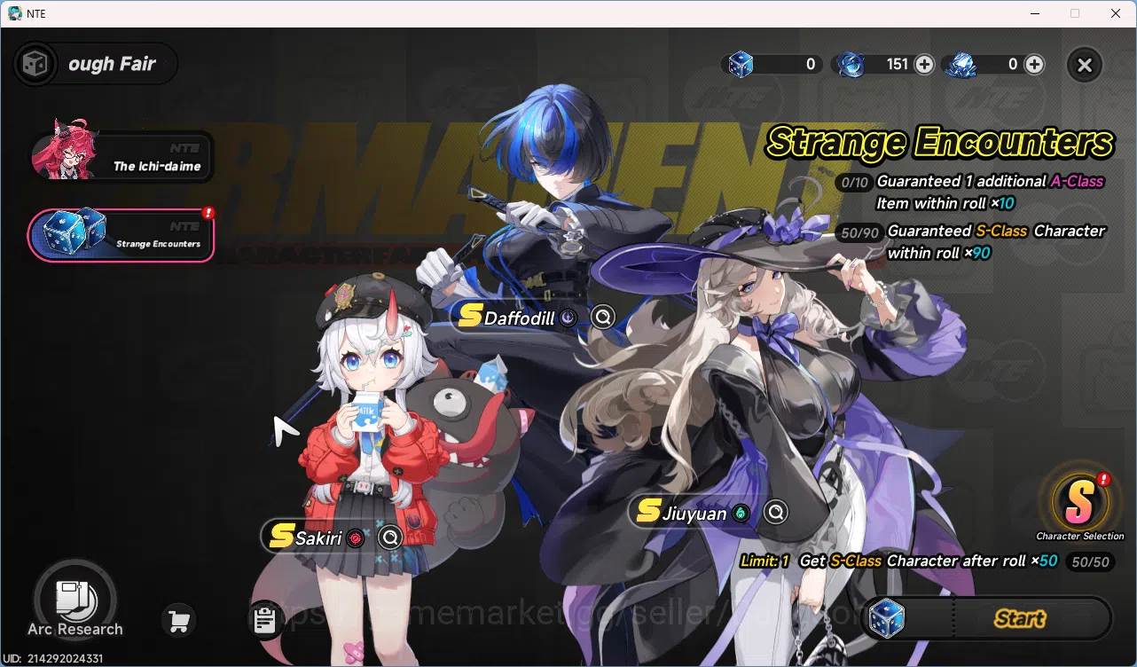 Neverness to Everness Accounts EU | Starter Lv3 | 1 S Char Nanally A1 + 1 Selecto image 3
