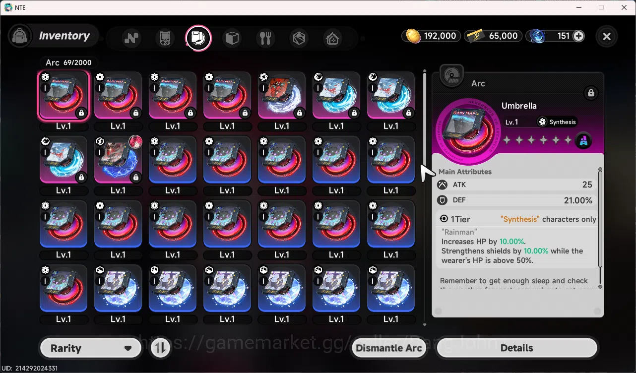 Neverness to Everness Accounts EU | Starter Lv3 | 1 S Char Nanally A1 + 1 Selecto image 7