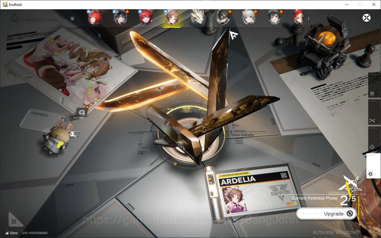 Arknights: Endfield Accounts ASIA | Lvl 57 | Laevatain P1 Sign, Rossi Sign, Ardelia P2 Sign, Ember, Lifeng | 1 Char permit 7
