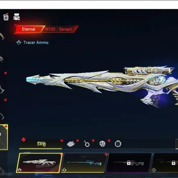 Blood Strike Accounts Collab Skin ASIA|2 ETERNAL M700 Seraph Lv3,Bizon Seraph Lv2|Collab M4A1 Battle of Faith|4 Ultra AK47