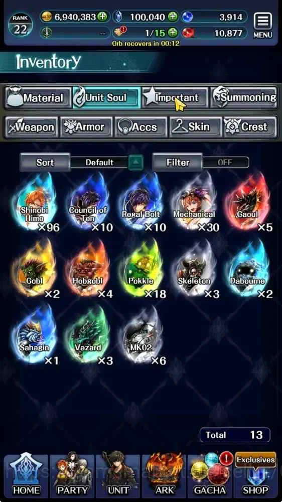 Last Cloudia Accounts GLOBAL|Rank 16|100k Crystal|Top Tier Unit [DL Jude image 14