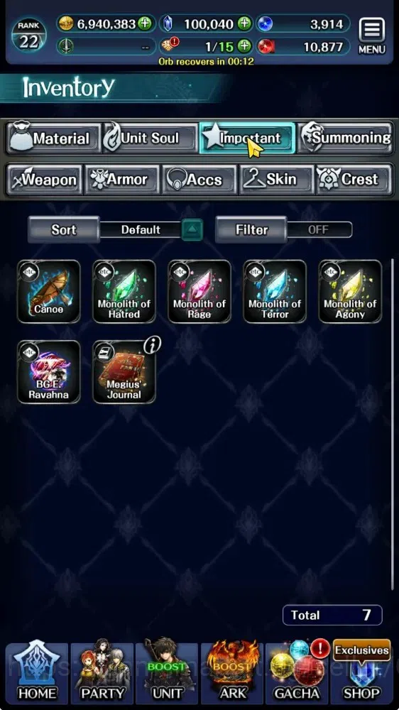 Last Cloudia Accounts GLOBAL|Rank 16|100k Crystal|Top Tier Unit [DL Jude image 15