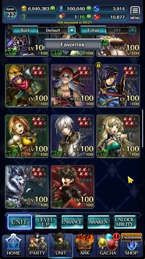 Last Cloudia Accounts GLOBAL|Rank 16|100k Crystal|Top Tier Unit [DL Jude image 3