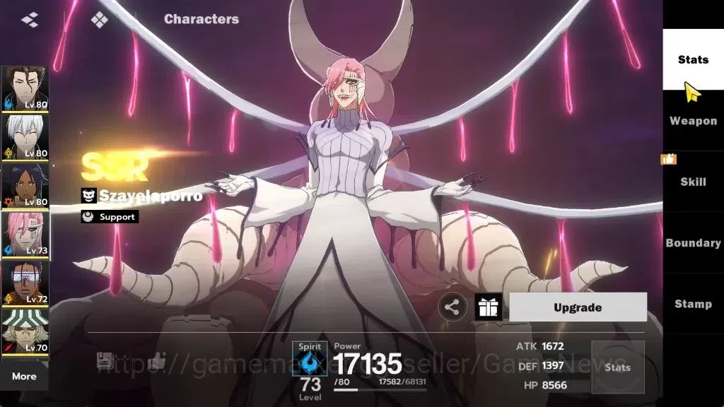 BLEACH: Soul Resonance Accounts NuverseSEA|LV 61|9 SSR [(AizenB1,Gin,Szayelaporro, image 12