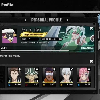 BLEACH: Soul Resonance Accounts NuverseSEA|LV 61|9 SSR [(AizenB1,Gin,Szayelaporro, image 1