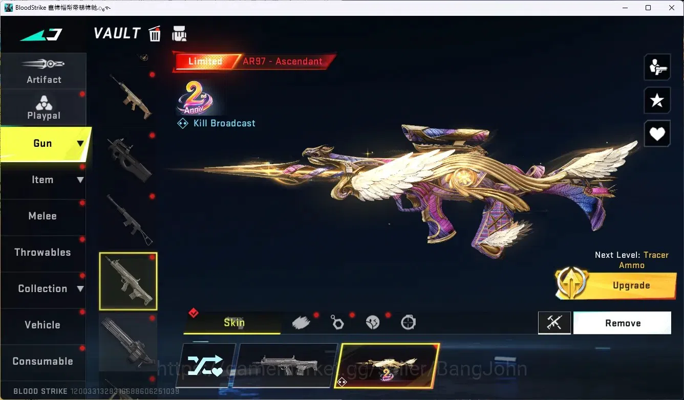 Blood Strike Accounts ASIA|Ultra Melee:TalonKnife|1 Evo Gun:FAL|1 Eterna image 13