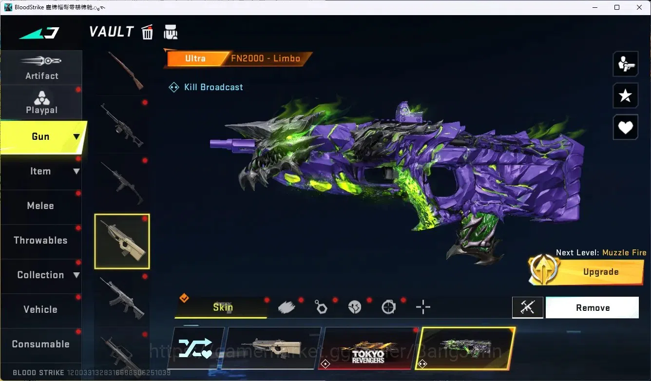 Blood Strike Accounts ASIA|Ultra Melee:TalonKnife|1 Evo Gun:FAL|1 Eterna image 18