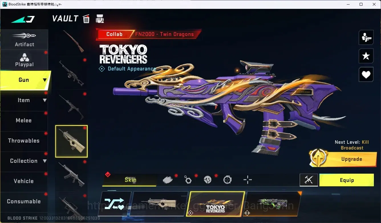 Blood Strike Accounts ASIA|Ultra Melee:TalonKnife|1 Evo Gun:FAL|1 Eterna image 19