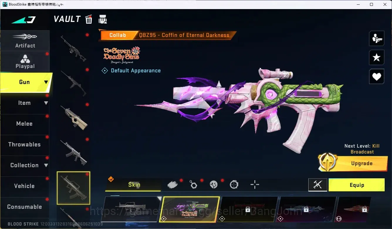 Blood Strike Accounts ASIA|Ultra Melee:TalonKnife|1 Evo Gun:FAL|1 Eterna image 20