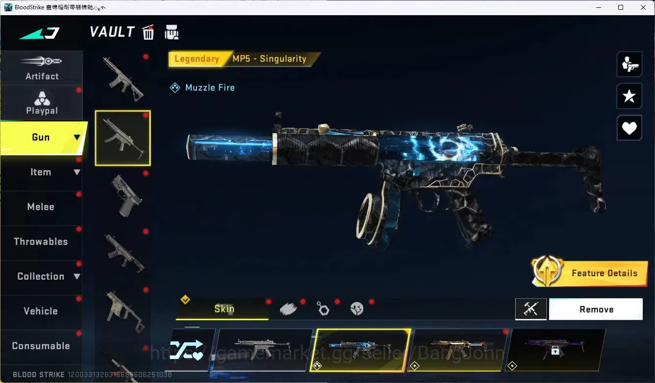 Blood Strike Accounts ASIA|Ultra Melee:TalonKnife|1 Evo Gun:FAL|1 Eterna image 3