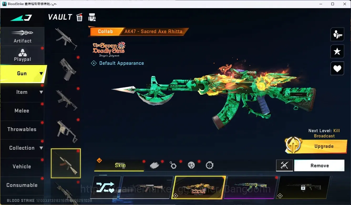 Blood Strike Accounts ASIA|Ultra Melee:TalonKnife|1 Evo Gun:FAL|1 Eterna image 8