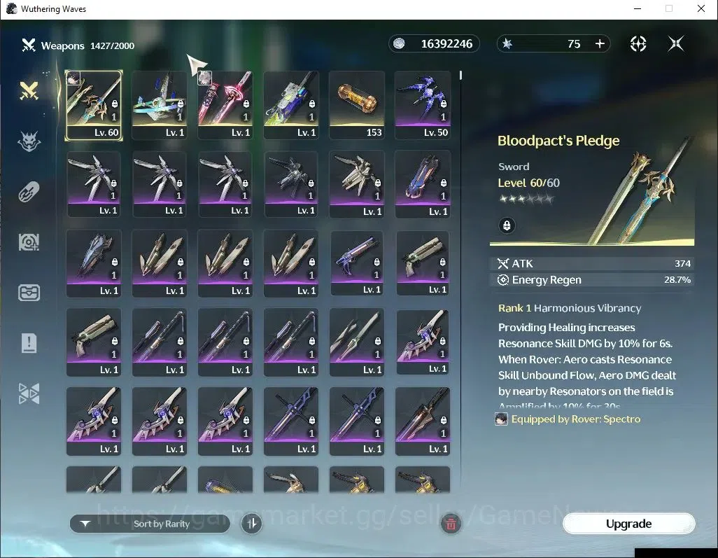 Wuthering Waves Accounts NA|UL 48|1 Limited| Hiyuki R6 + Sign |Data Bank Lv image 4
