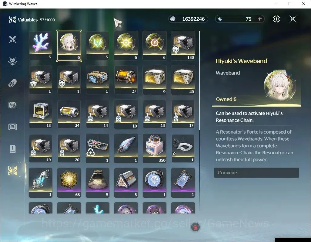 Wuthering Waves Accounts NA|UL 48|1 Limited| Hiyuki R6 + Sign |Data Bank Lv image 9