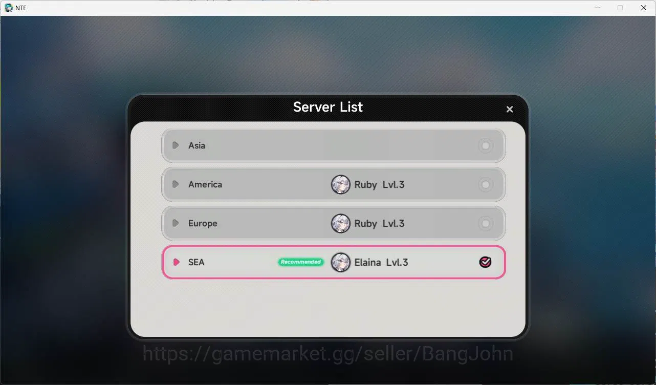 Neverness to Everness Accounts SEA| starter lvl 3| Mint + 5 char, bonus + America image 1