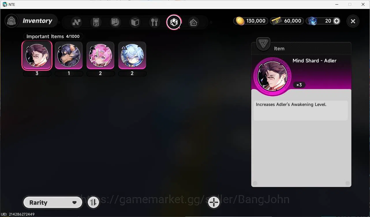 Neverness to Everness Accounts SEA| starter lvl 3| Mint + 5 char, bonus + America image 7