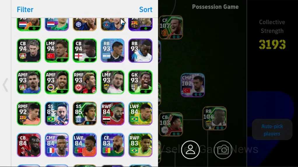 eFootball Accounts Legends & Iconic Players Android||Coin 3.5k,12 Epic Lilian Thuram,Wayne Rooney,Daniele Massaro|Show Time 3