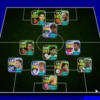 eFootball Accounts Legends & Iconic Players Android||Coin 3.5k,12 Epic Lilian Thuram,Wayne Rooney,Daniele Massaro|Show Time