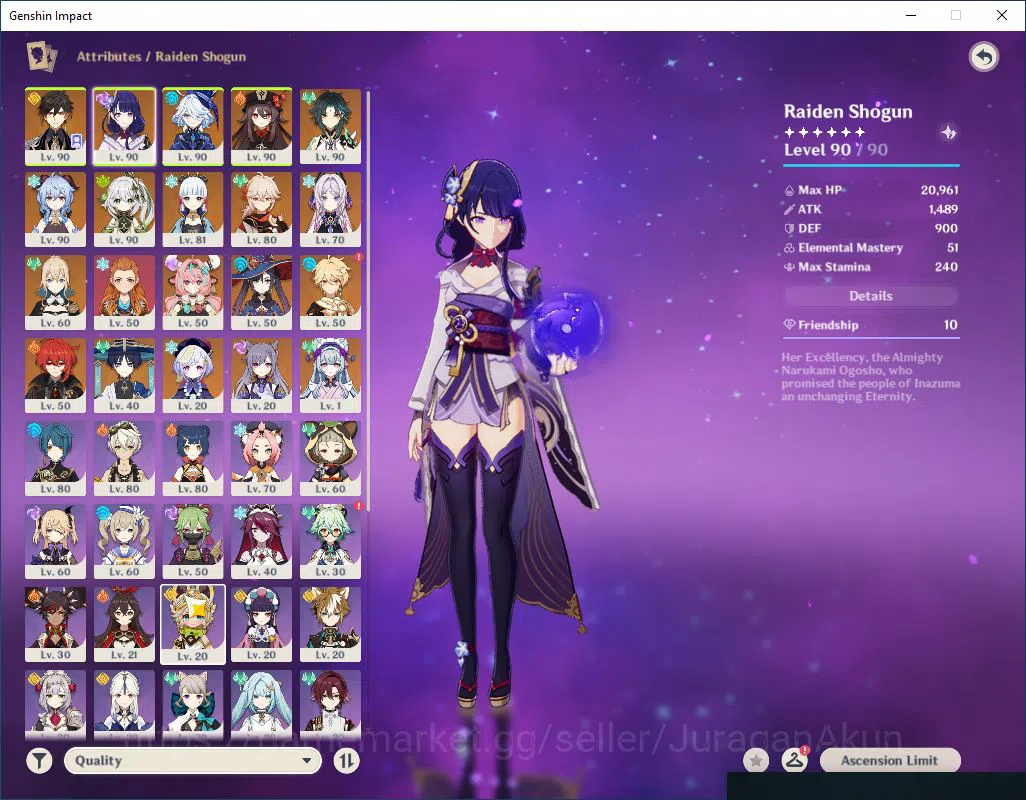 Genshin Impact Accounts End Game ASIA |AR 57| 12 Limited 3